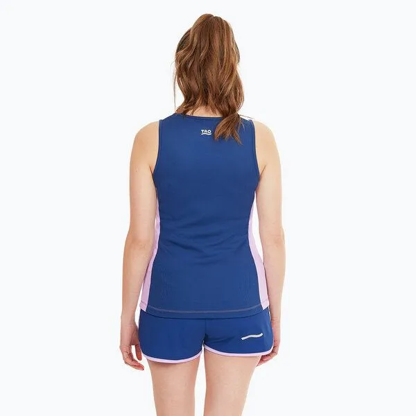 TAO Sportswear TAO Sportswear Atmungsaktives Damen Lauftop Marina, Lila/blau, – Produktbild 2 von 2