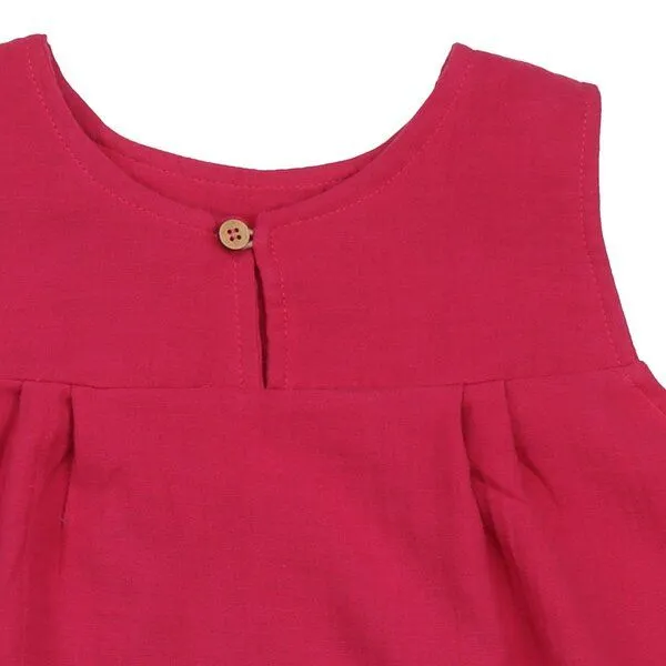 Walkiddy Kleinkinder Blusentop GOTS-zertifiziert aus Bio-Baumwolle rot – luftiges Sommertop von Walkiddy, Blau, – Produktbild 2 von 2