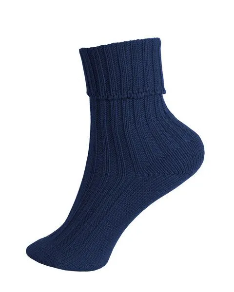grödo Grödo Kinder Umschlag-Söckchen kbT-Schurwolle, Marineblau, – Produktbild 1 von 1