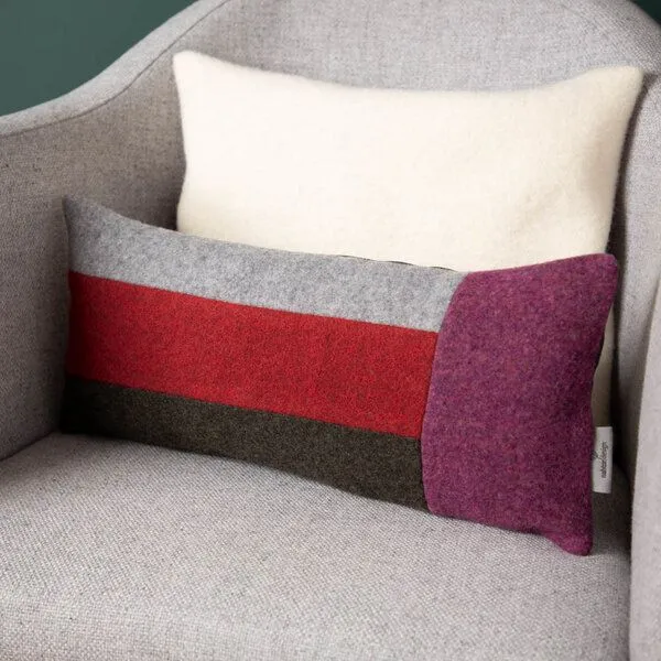 nahtur-design nahtur-design Rückenkissen mit Wollefüllung | Rückenstützkissen, No_14 (bunt), – Produktbild 1 von 4