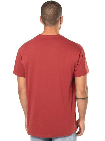 YTWOO YTWOO Basic Herren T-Shirt aus gekämmter Bio-Baumwolle, Rot, – Produktbild 3 von 4