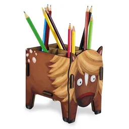 WERKHAUS WERKHAUS Stiftebox Vierbeiner - Pony aus Holz – Produktbild 1 von 1