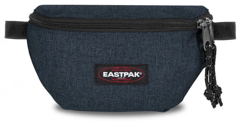 Eastpak Eastpak Bauchtasche SPRINGER, Unisex Gürteltasche, Minibag mit Reißverschluss und Logo-Aufnäher, Blau, – Produktbild 2 von 5
