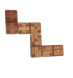 ReineNatur ReineNatur Domino - Familienspiel – Reisespiel – Eiche - 28 Spielsteine – Produktbild 1 von 1