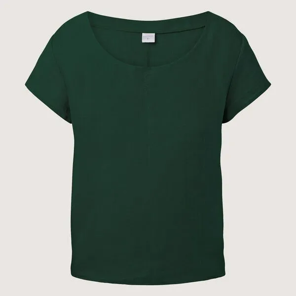 Frija Omina Frija Omina Hanf-Shirt Coube, Smaragd (grün), – Produktbild 1 von 3