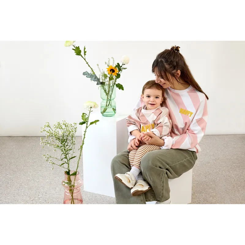 Lässig Lässig Leggings Rippqualität Ringel Birne Little Gang, Natur | braun | mehrfarbig, – Produktbild 3 von 3