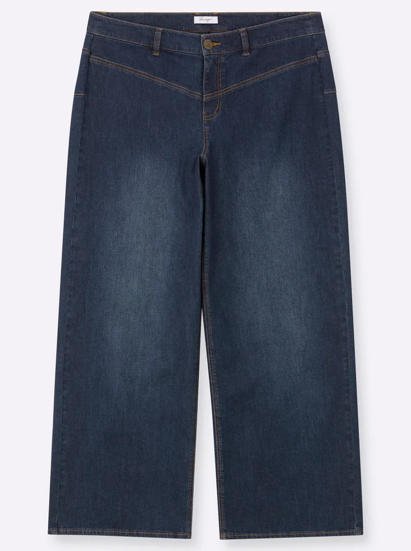 sheego Jeans dark blue, Dark blue, – Produktbild 1 von 2