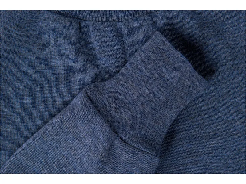 Engel natur Engel Natur Baby Hose mit Nabelbund Bio-Merinowolle melange-blau Gr.50/56 – Produktbild 2 von 2