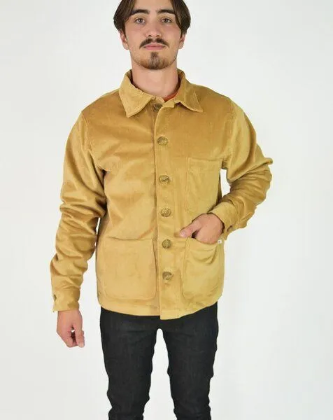 Aatise Zularit kurze Veste aus Bio-Cord Aatise, Beige, – Produktbild 2 von 4