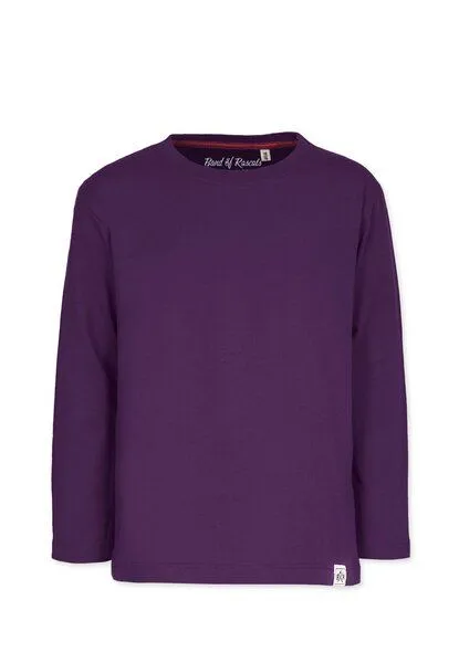 Band of Rascals Band of Rascals Basic Longsleeve, Dark-purple, – Produktbild 1 von 4