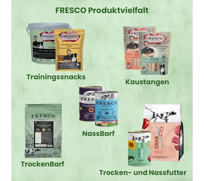 Fresco Dog Martin Rütter Trainingsknöchelchen 1kg, Hunde Leckerli Rind, Snack für: Hunde, getreidefrei, zuckerfrei, hoher Fleischanteil – Produktbild 5 von 5