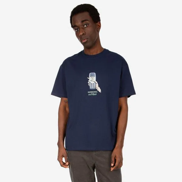 Iriedaily Iriedaily The Fittest T-Shirt, Midnight (blau), – Produktbild 2 von 3