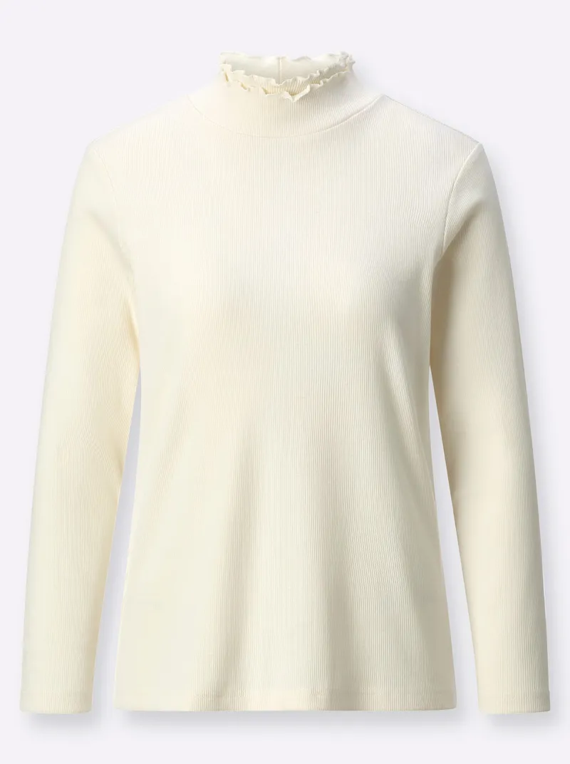 Witt Stehkragenshirt champagner, Champagner, – Produktbild 2 von 2
