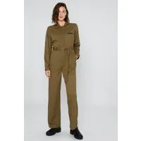 THOKKTHOKK ThokkThokk Damen vegan Jumpsuit Dunkel-Olive, Grã¼n, – Produktbild 1 von 1