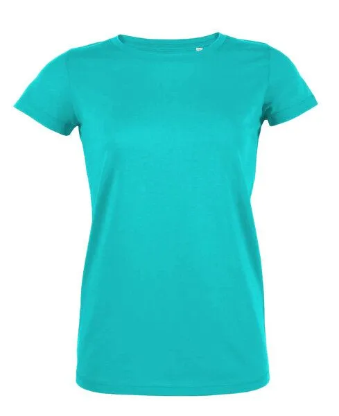 University of Soul University of Soul Damen T-Shirt aus Bio-Baumwolle "Lara", Pazifikblau, – Produktbild 1 von 1