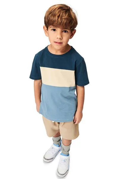 Band of Rascals Band of Rascals Block T-Shirt, Dark-petrol-aegean-blue, – Produktbild 3 von 3