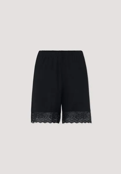 hessnatur hessnatur Schlafshorts PURE SENSE LACE aus TENCEL Modal, Schwarz, – Produktbild 4 von 4