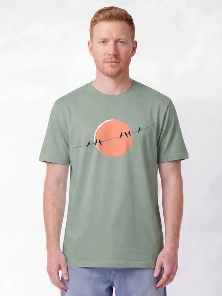 watapparel watapparel T-Shirt Unisex Countryside 01, Aloe, – Produktbild 2 von 2