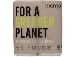 Memo memo Küchenrollen 'Recycling Strong & Dry' 2 Stk. – Produktbild 1 von 1