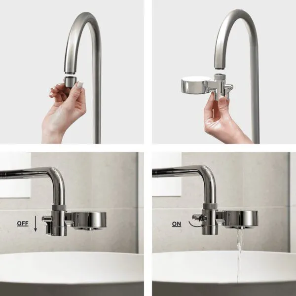 Tappwater Trinkwasserfilter Tappwater EcoPro Compact - Filtert +100 Substanzen, Chrom, – Produktbild 2 von 4
