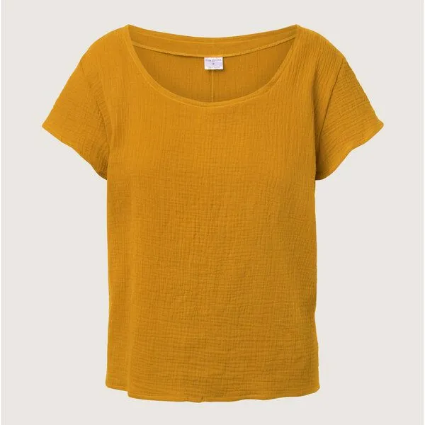 Frija Omina Frija Omina Musselin-Shirt Coube, Senf (gelb), – Produktbild 1 von 3