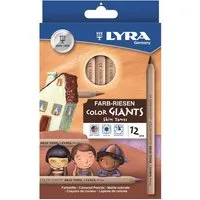 Lyra Lyra Buntstifte Farb-Riesen Color Giants, 12er Set, Hautfarben Maße Stift 17,5 x 1 cm – Produktbild 1 von 1