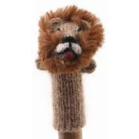 El Puente El Puente Gestrickte Fingerpuppe "Löwe" | Fair Trade & Handmade aus Peru – Produktbild 1 von 1