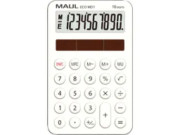 Maul MAUL Solarrechner "Eco MD 1" weiß – Produktbild 1 von 1