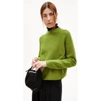 ARMEDANGELS ARMEDANGELS MERINAA Damen Pullover aus Bio-Baumwolle, Dark moss, – Produktbild 1 von 1