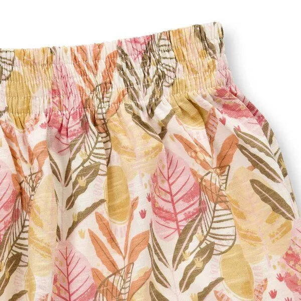 Sense Organics Sense Organics Rock für Mädchen mit Blätterdruck, Modell MALIA, Tropenblätterdruck, – Produktbild 3 von 3