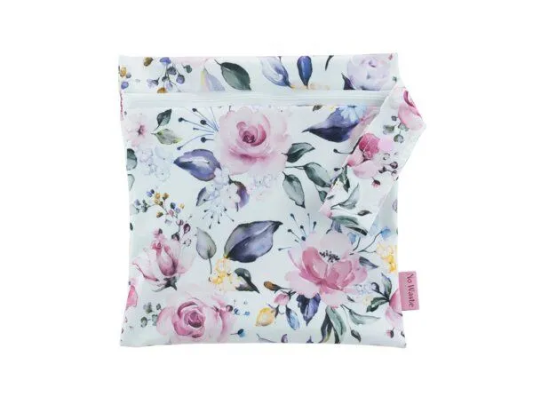 NoWaste Wrapping NoWaste Wrapping Windelbeutel Nasstasche, Blumen, – Produktbild 2 von 2