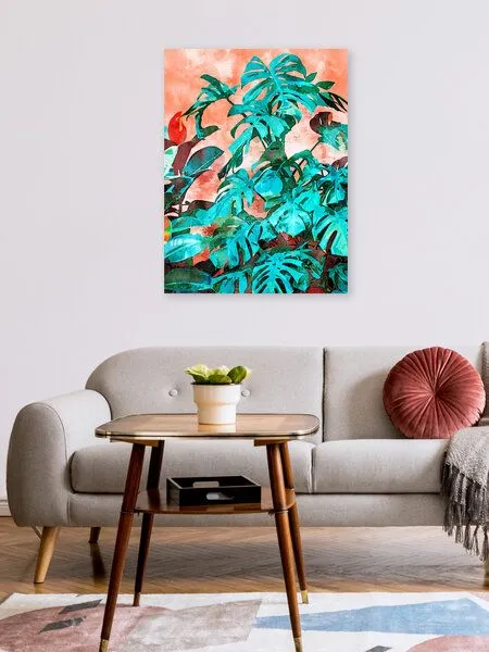 Photocircle Photocircle Poster / Leinwandbild - Monstera in My Backyard – Produktbild 2 von 4