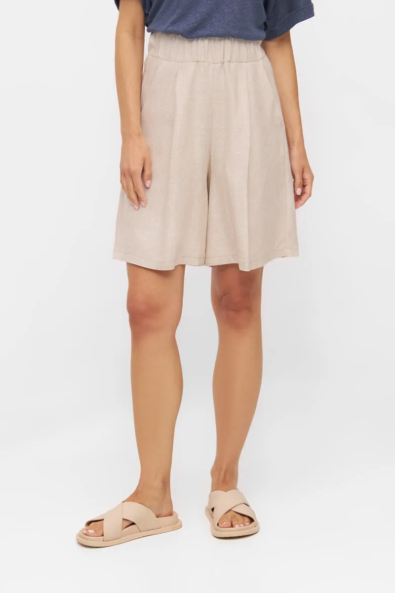 WiDDA Widda Damen vegan Kurze Bermudas Indi Beige, Beige, – Produktbild 2 von 2