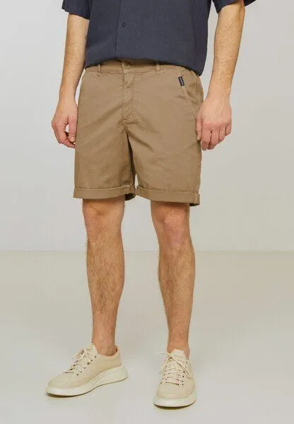 recolution Herren Shorts aus Bio-Baumwolle - MAJORAM - recolution, Dark sand (braun), – Produktbild 3 von 4