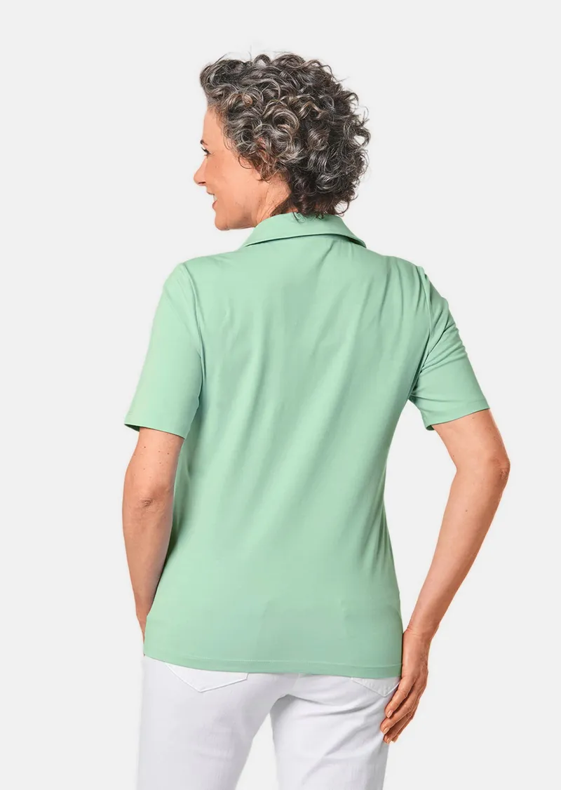 Goldner Stretchbequemes Poloshirt - mint - Gr. 24 von Goldner Fashion, Türkis, – Produktbild 2 von 3