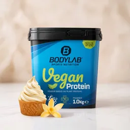Bodylab24 Vegan Protein - 1000g - Vanilla Soft Ice – Produktbild 1 von 1