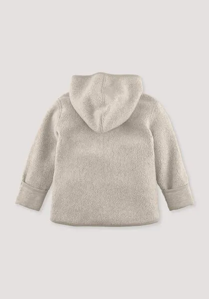 hessnatur hessnatur Fleece-Jacke aus reiner Bio-Baumwolle, Düne, – Produktbild 3 von 3