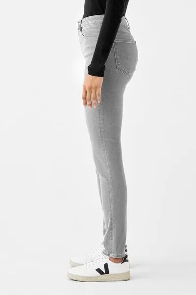 DAWN Damen Jeans SUN UP Organic Powerstretch DAWN Bio-Baumwolle, Blue, – Produktbild 3 von 5