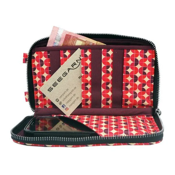 Seegarn Seegarn-Täschle / 2in1 Handy-Tasche und Geldbeutel (MB34), K3 - kordel schwarz, – Produktbild 5 von 5