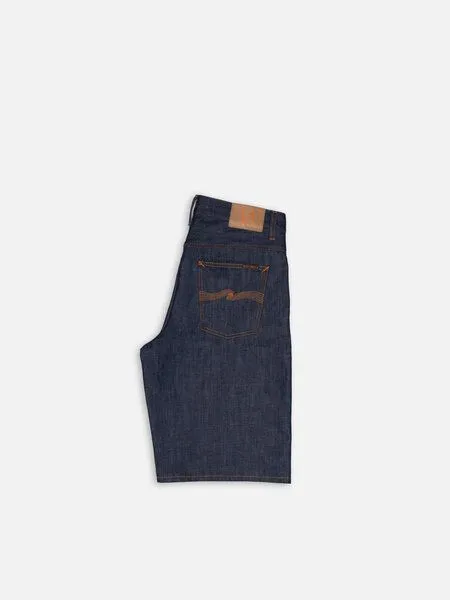 Nudie Jeans Nudie Jeans Jeans-Shorts Zeb Dry Streaky, Dark blue, – Produktbild 2 von 4