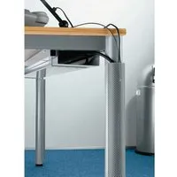 Base Kabelkanal vertikal RAL 9006 – Produktbild 1 von 1