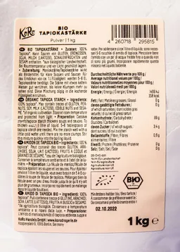 KoRo Bio Tapiokastärke 1 kg – Produktbild 1 von 1