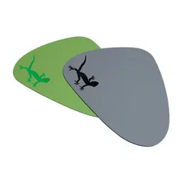 HANDGEDRUCKT HANDGEDRUCKT "Gecko" Mousepad aus Recyclingleder Tropfenform – Produktbild 1 von 1