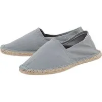 Japanwelt Espadrilles Japanwelt Espadrilles Espadrilles Canvas Unisex Low Top Sommerlatschen Flache Ballerina, Grau, – Produktbild 1 von 1