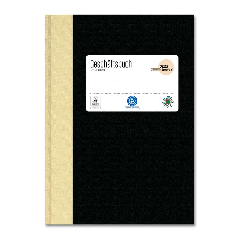 Ursus Staufen Ursus Staufen Geschäftsbuch Green DIN A6 kariert – Produktbild 1 von 2