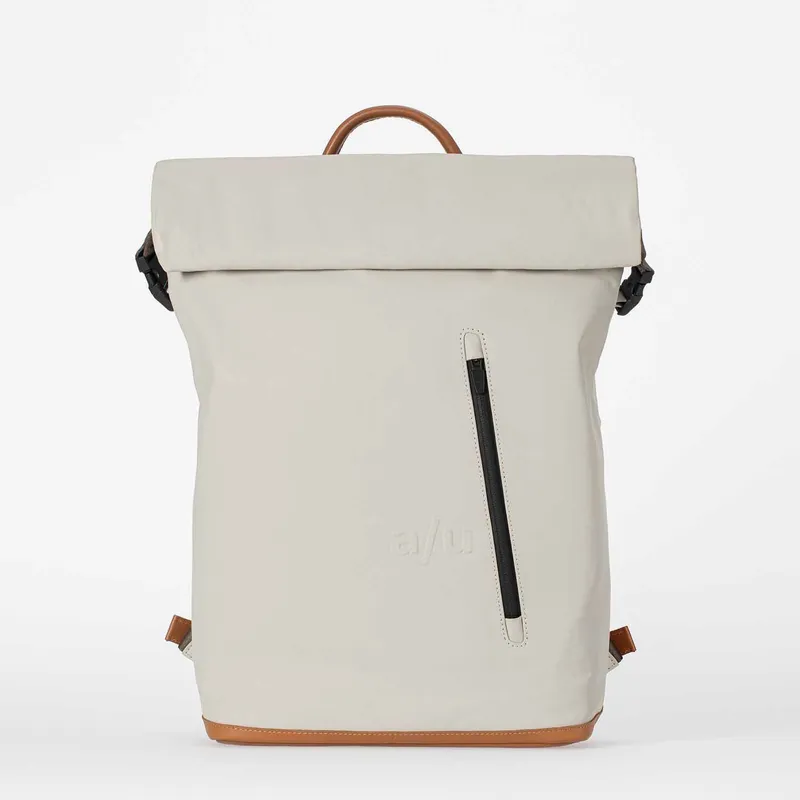 aunts & uncles aunts & uncles Japan Fukui Rolltop Rucksack mit 15" Notebookfach dust, White, – Produktbild 1 von 1