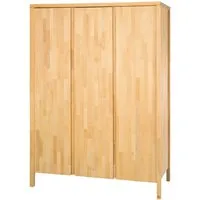Pinolino Pinolino Kleiderschrank "Enno" groß, Buche massiv, bio geölt B 140 cm, T 52 cm, H 194 cm – Produktbild 1 von 1