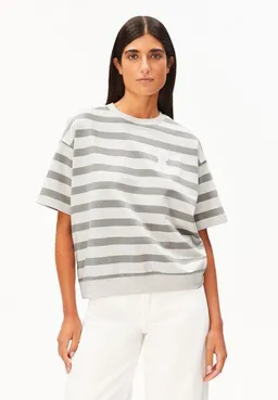 ARMEDANGELS ARMEDANGELS BAMIKAA STRIPE Damen Sweatshirt aus 100% Bio-Baumwolle – Produktbild 1 von 1