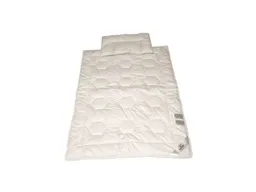 HANS NATUR HANS NATUR Baby- und Kinderschlafset Wildseide Bettdecke 100x135cm, Flachkissen 40x60cm – Produktbild 1 von 1