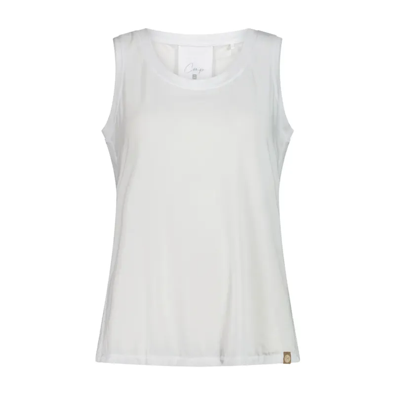 CMP Leichtes Polyester Freizeit-Top für Damen CMP Lyocell, Blanc, – Produktbild 1 von 1